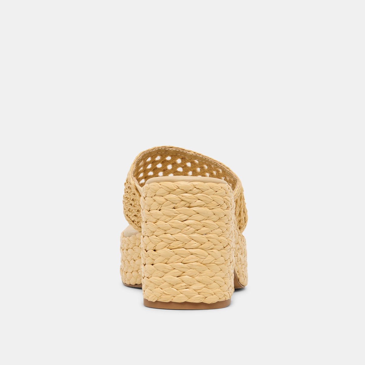 RIPPLE Lt Natural Raffia Platform Thong Block Heel | Dolce Vita Special Offer