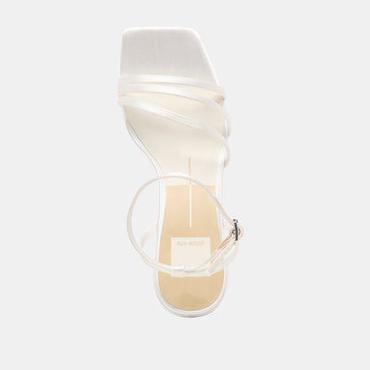 Ysabel True White Satin Heels | Dolce Vita Recommended