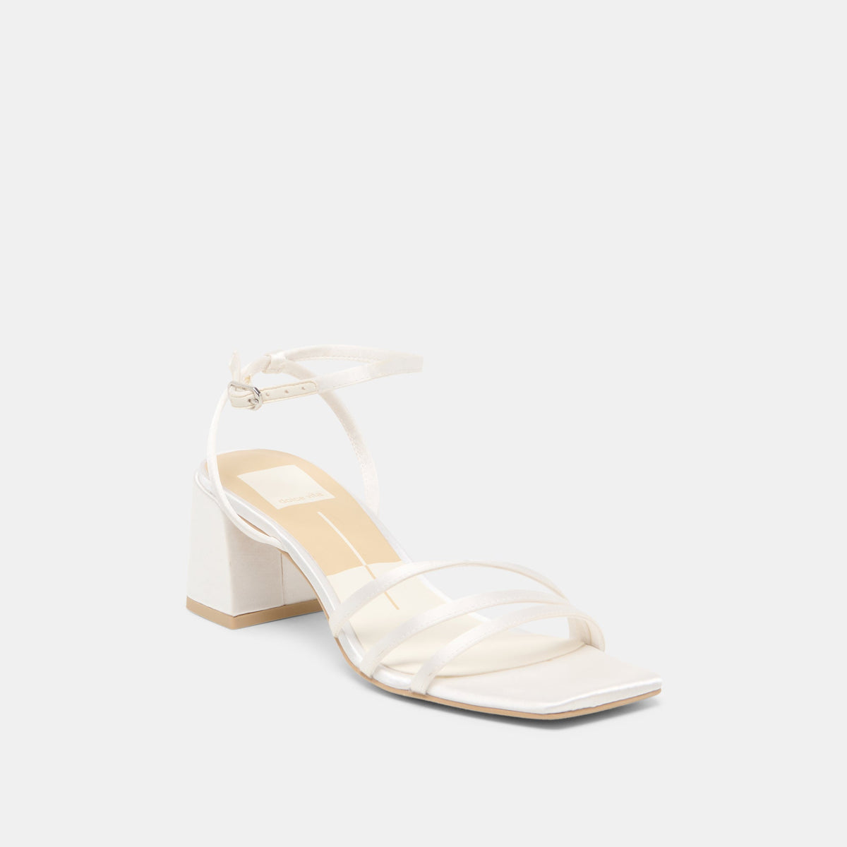 Ysabel True White Satin Heels | Dolce Vita Recommended