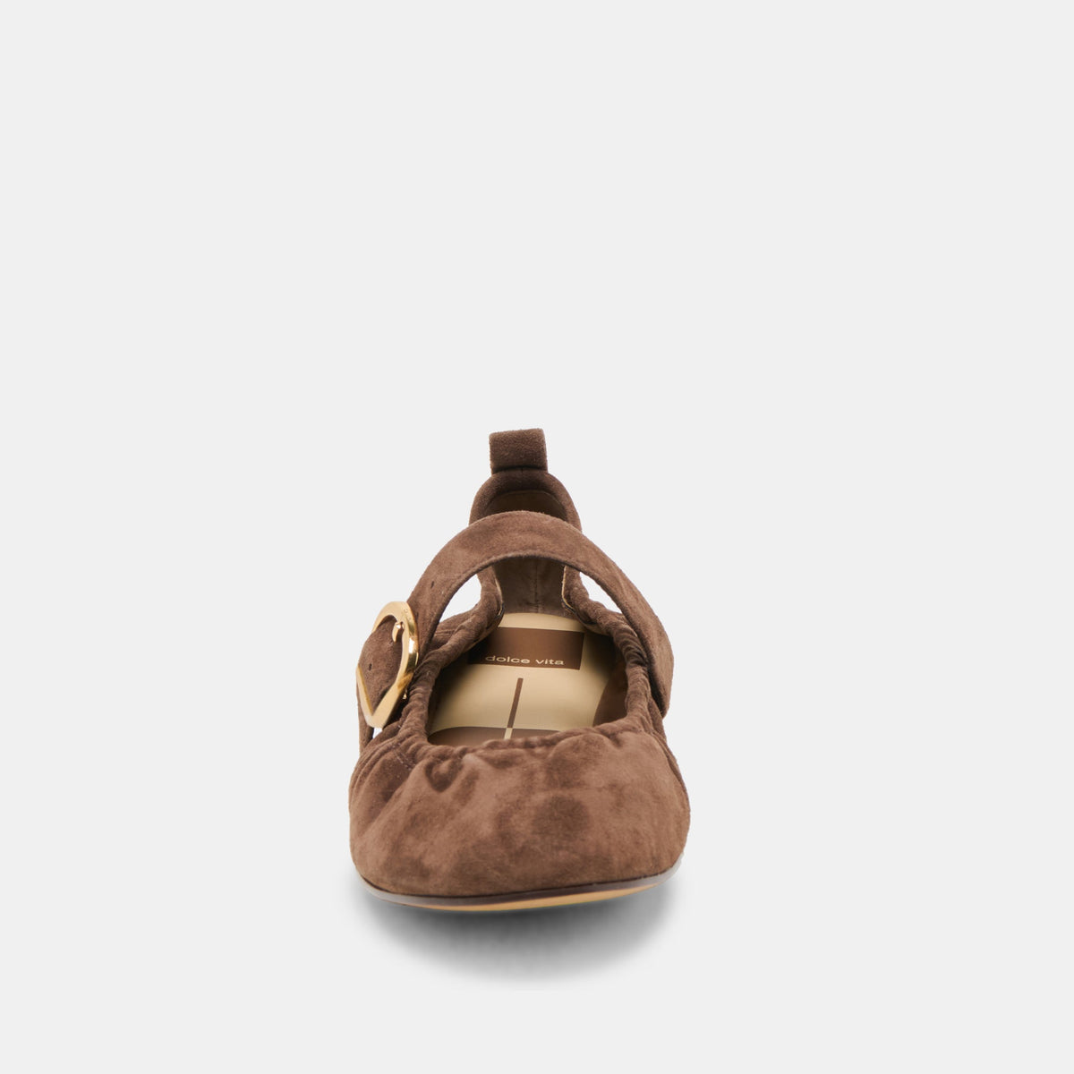 Caely Dk Brown Suede Ballet Flats | Dolce Vita Everyday