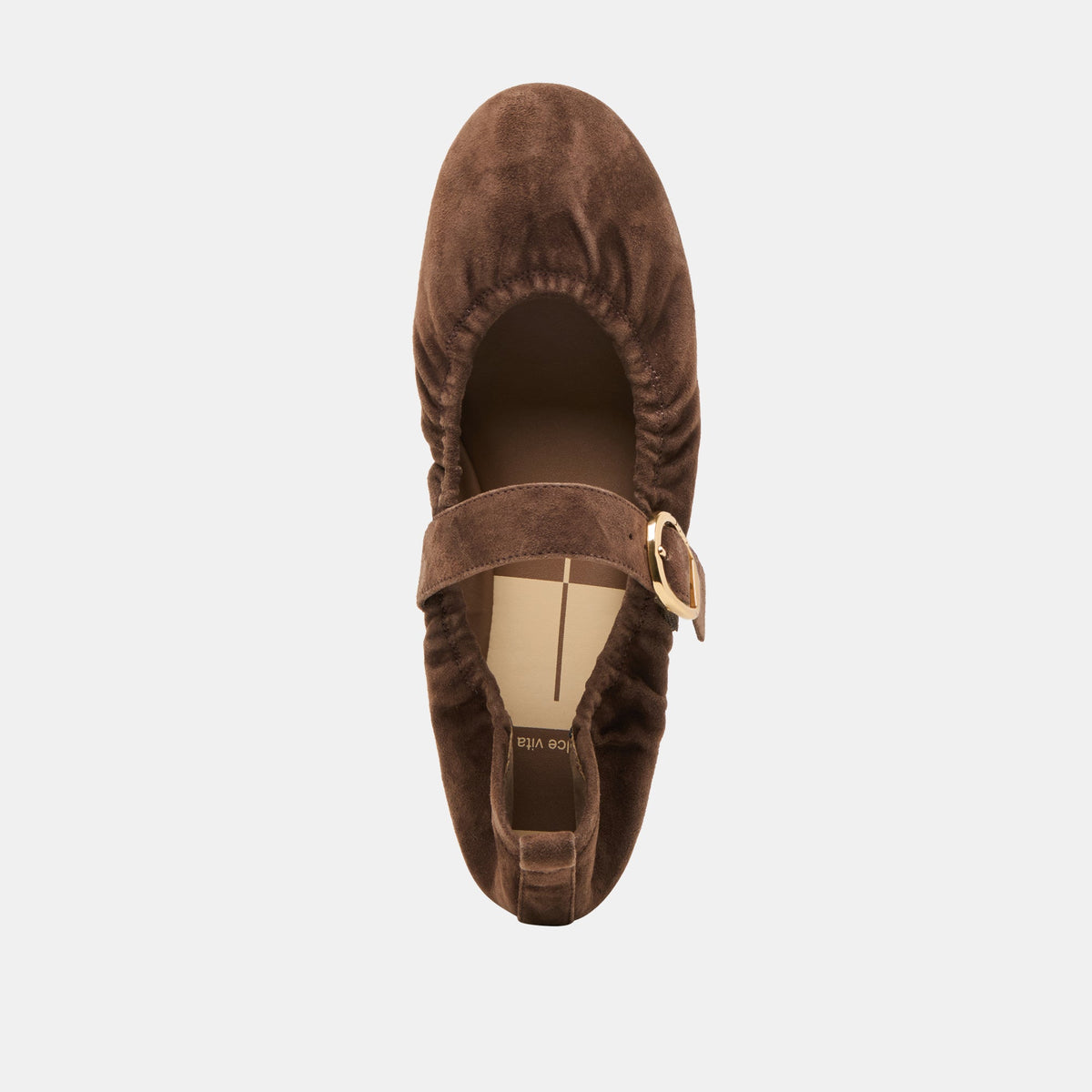 Caely Dk Brown Suede Ballet Flats | Dolce Vita Everyday