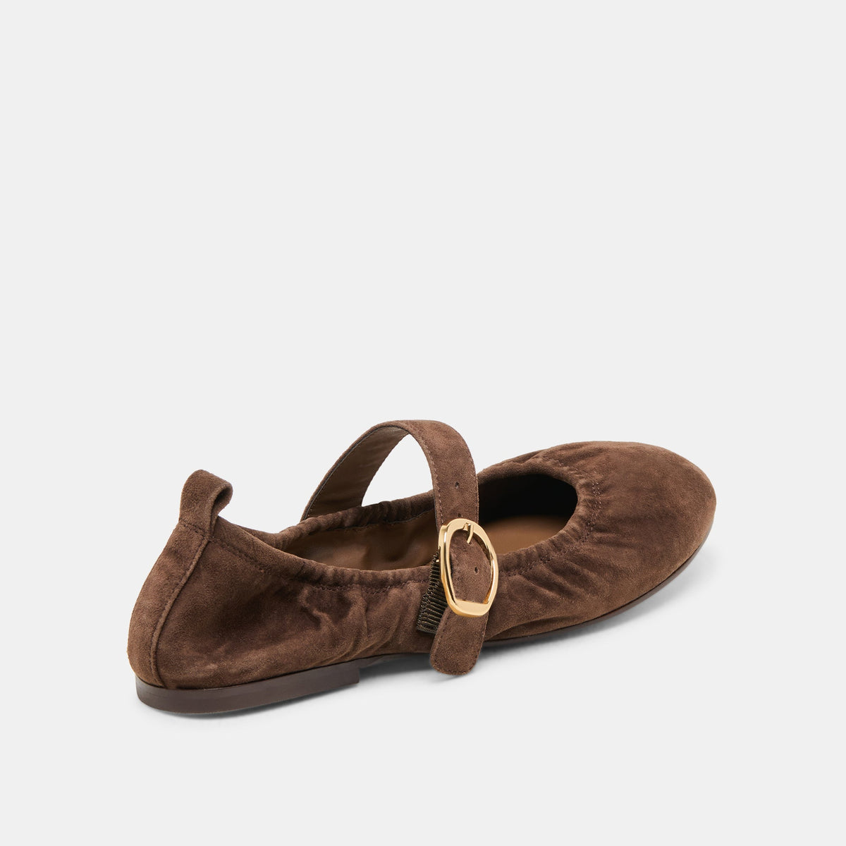 Caely Dk Brown Suede Ballet Flats | Dolce Vita Everyday