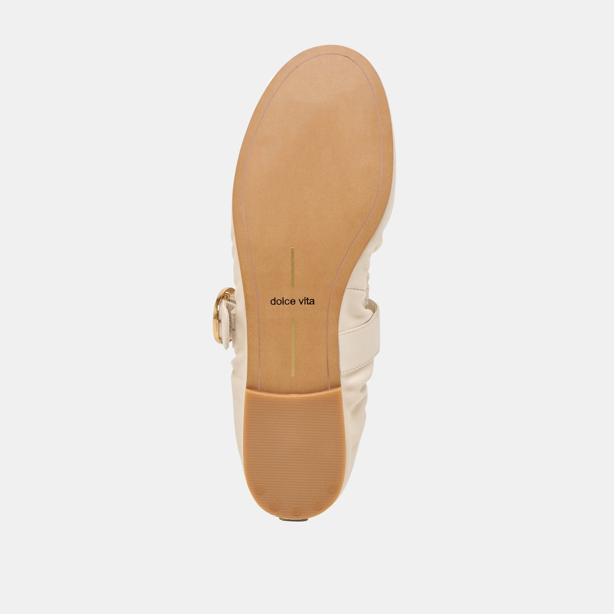 Caely Bone Leather Ballet Flats | Dolce Vita New