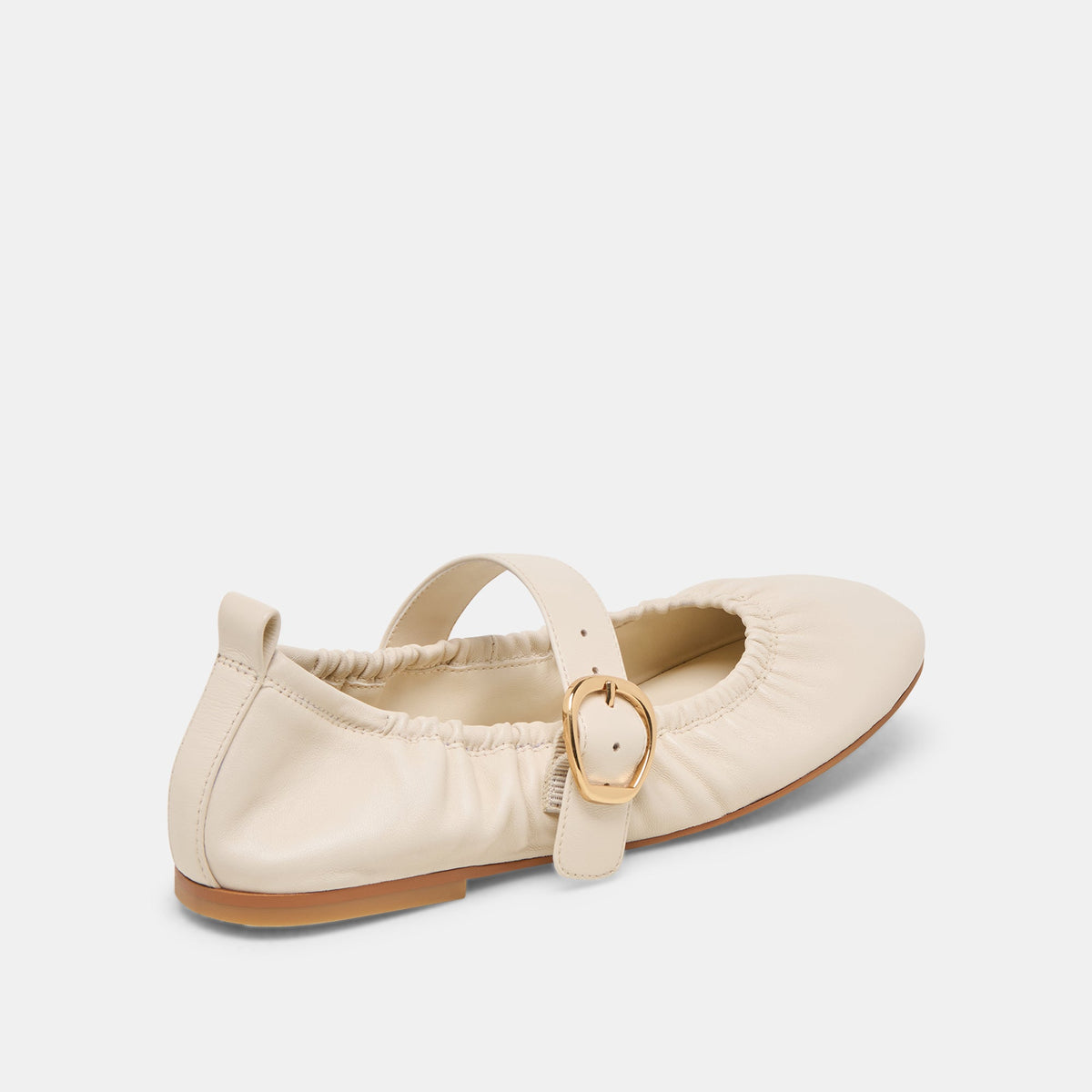 Caely Bone Leather Ballet Flats | Dolce Vita New