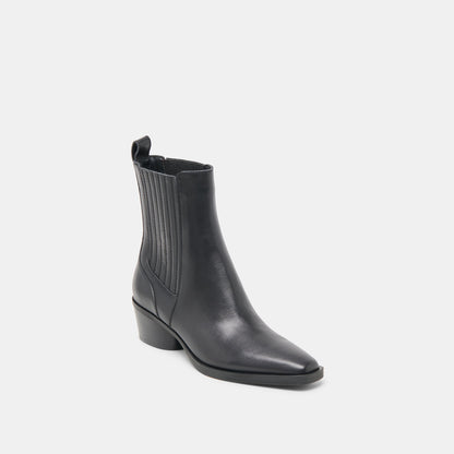 Faint H2O Waterproof Black Leather Booties | Dolce Vita Customer Favorite