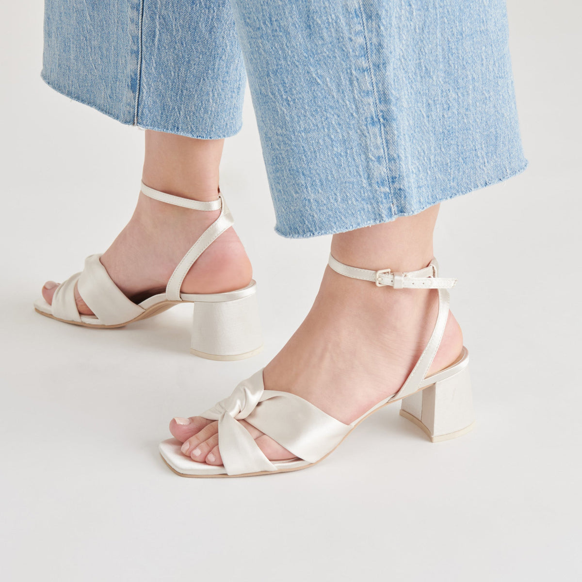 Brenna Ivory Satin Heels | Dolce Vita Popular