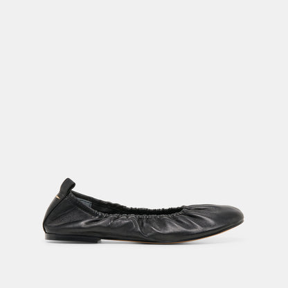 Conrad Black Leather Ballet Flats | Dolce Vita Top Pick