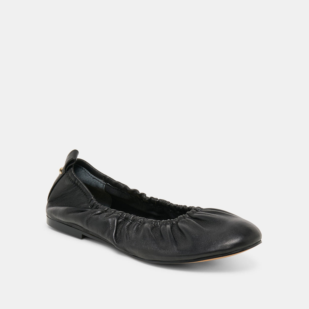 Conrad Black Leather Ballet Flats | Dolce Vita Top Pick