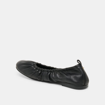 Conrad Black Leather Ballet Flats | Dolce Vita Top Pick