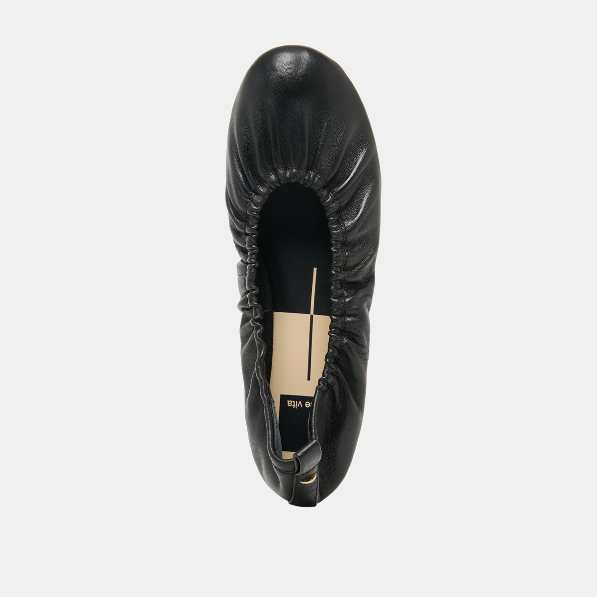 Conrad Black Leather Ballet Flats | Dolce Vita Top Pick
