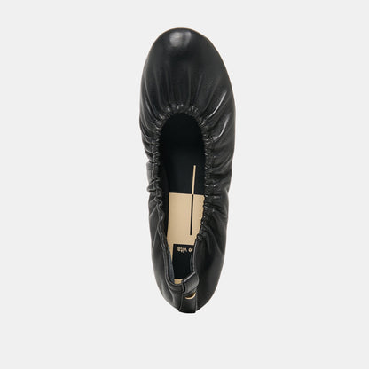 Conrad Black Leather Ballet Flats | Dolce Vita Top Pick