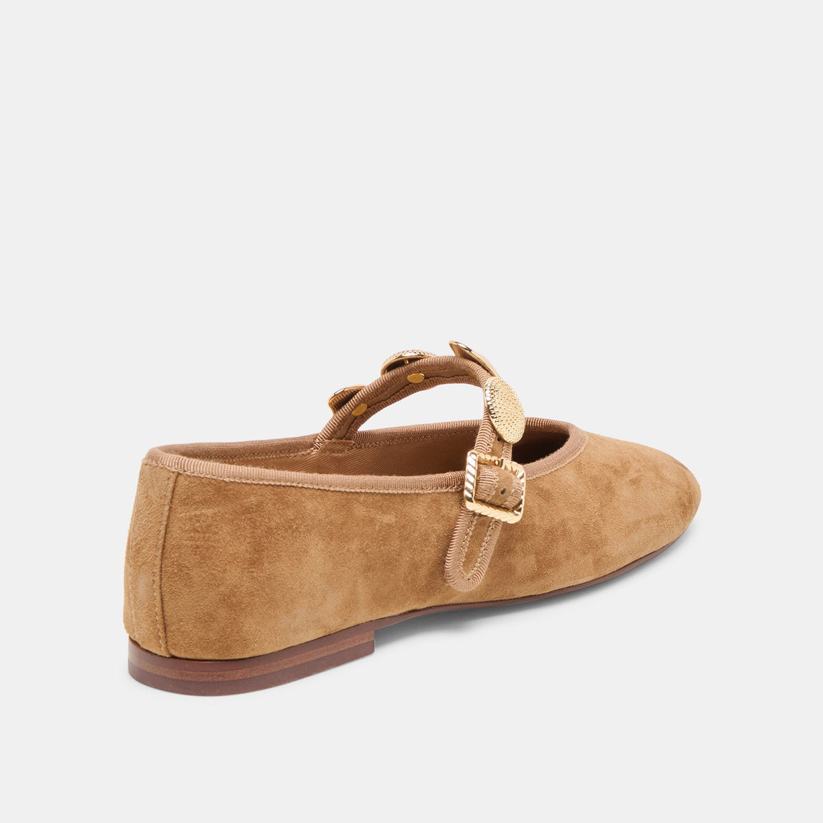 Relan Lt Brown Suede Ballet Flats | Dolce Vita Best Price