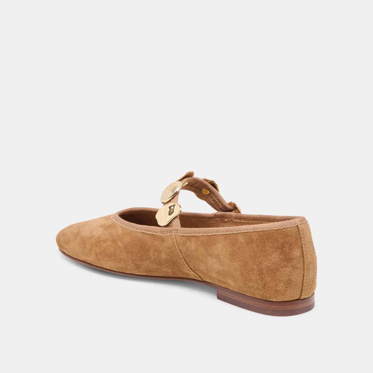Relan Lt Brown Suede Ballet Flats | Dolce Vita Best Price