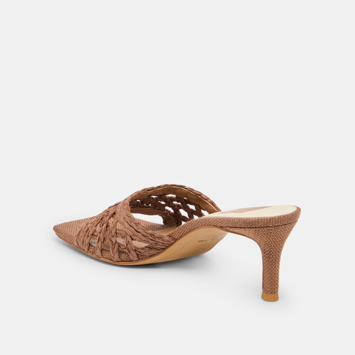 Bowen Cognac Raffia Heels | Dolce Vita Top Pick