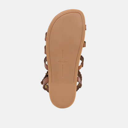 Susana Cognac Leather Sandals | Dolce Vita Special Offer