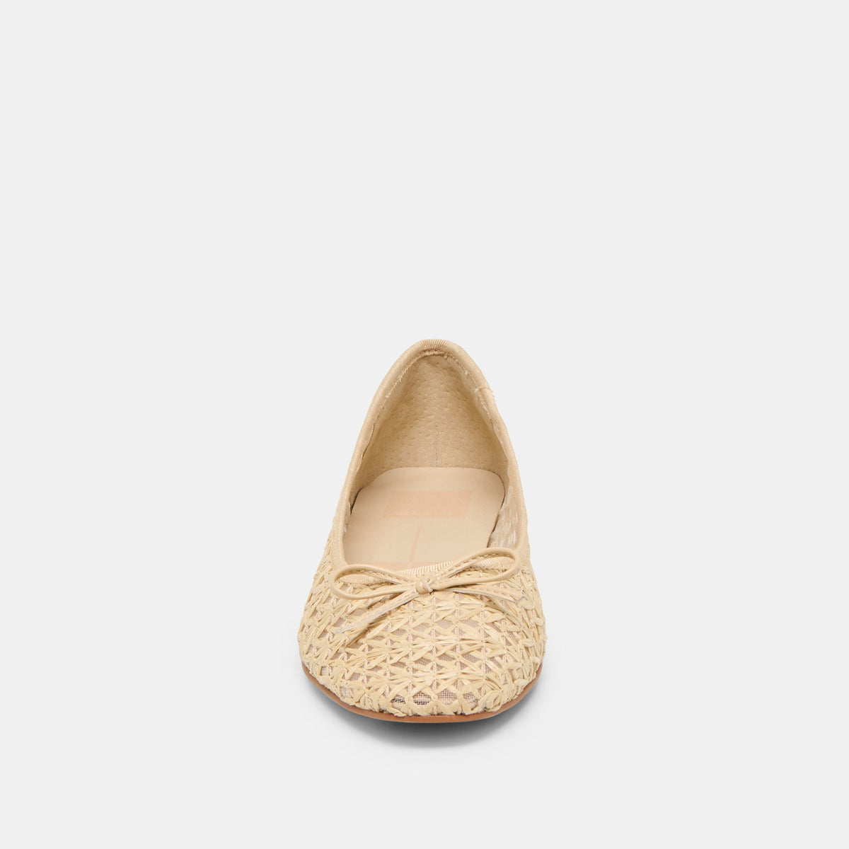 Ulicia Lt Natural Cross Hatch Raffia Ballet Flats | Dolce Vita Special Offer