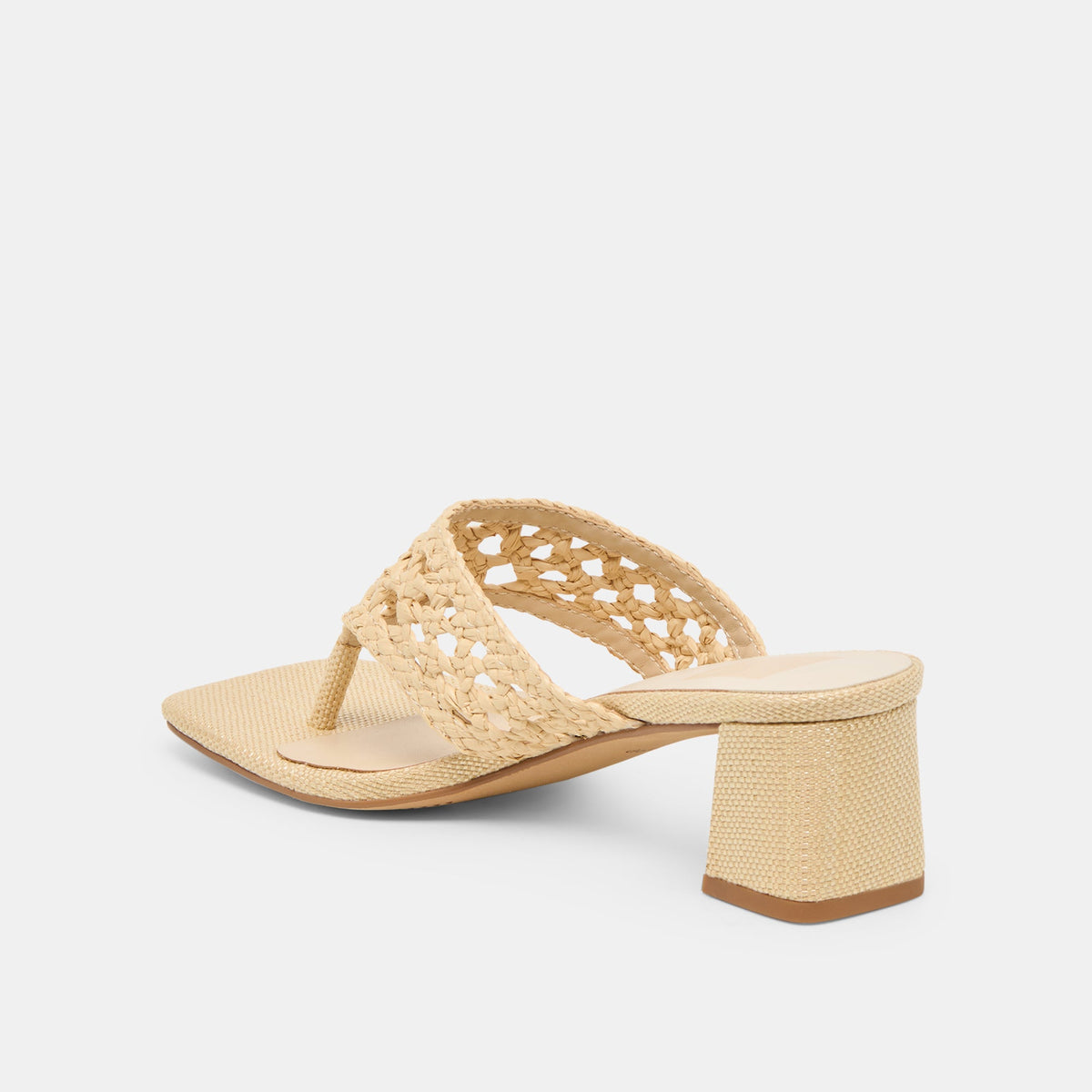 Barlo Lt Natural Woven Raffia Heels | Dolce Vita Popular