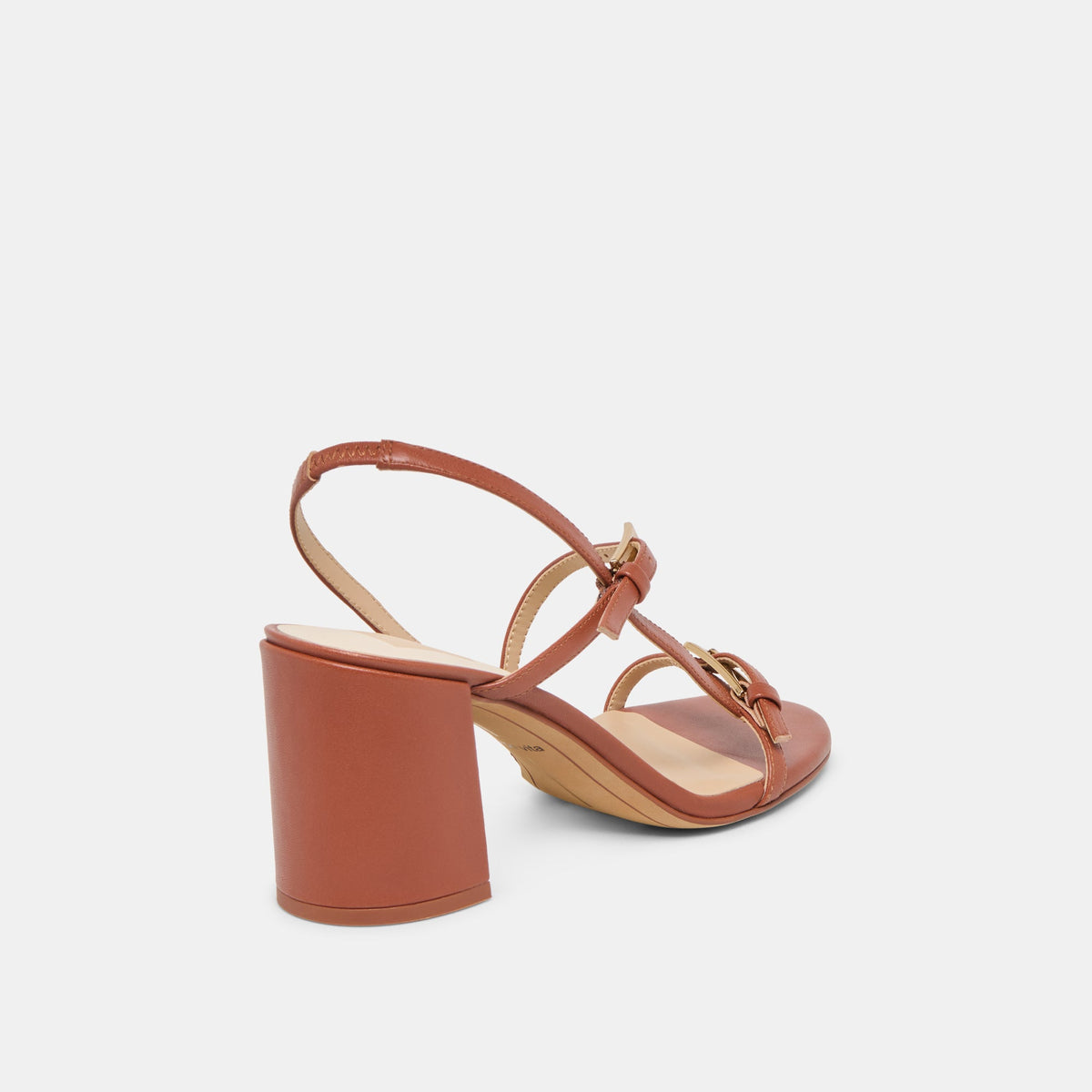 Faye Cognac Leather Heels | Dolce Vita Value