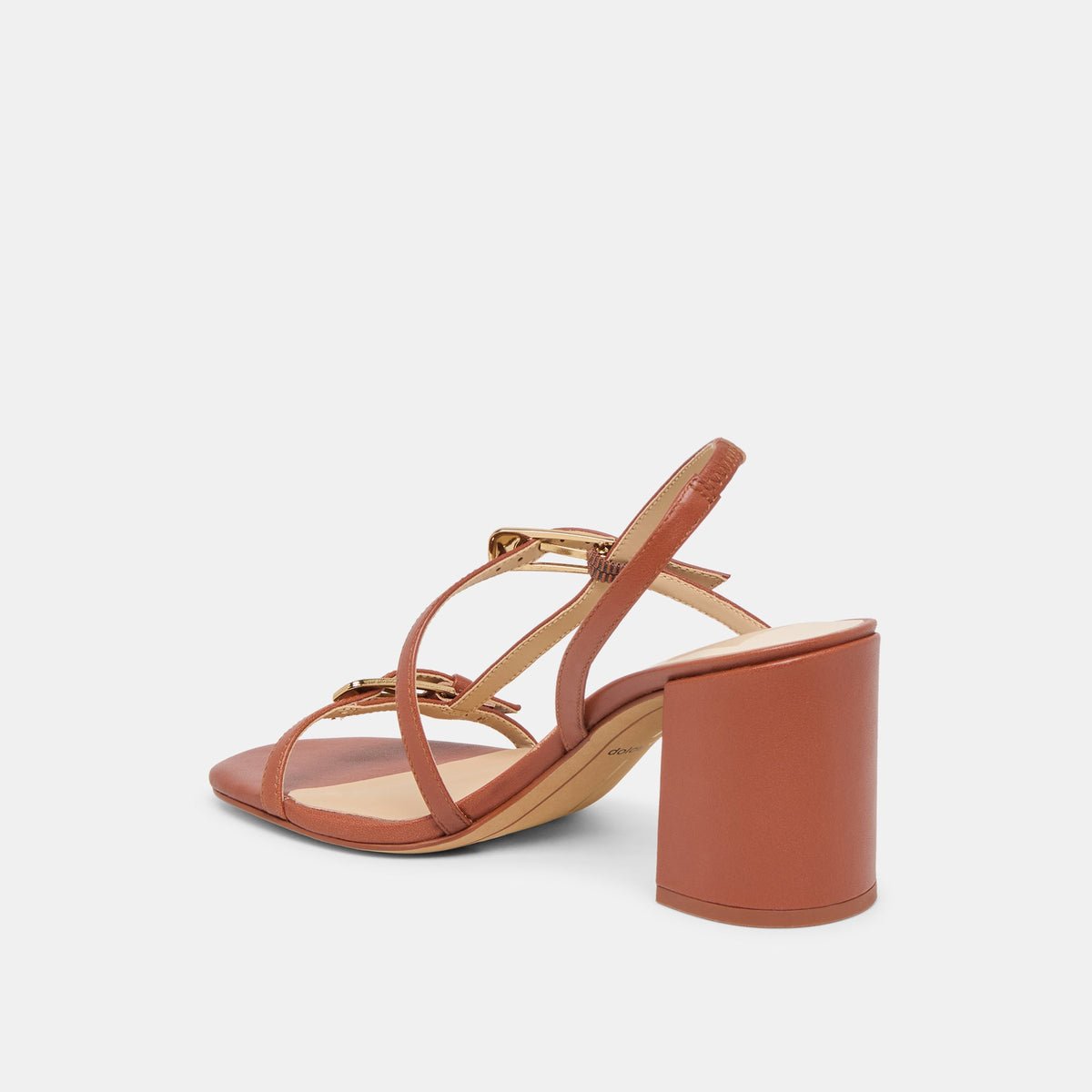 Faye Cognac Leather Heels | Dolce Vita Value