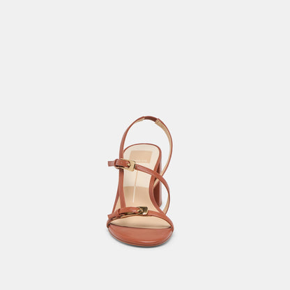 Faye Cognac Leather Heels | Dolce Vita Value