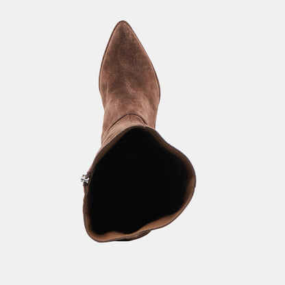 Aldy Dk Brown Suede Boots | Dolce Vita Discount