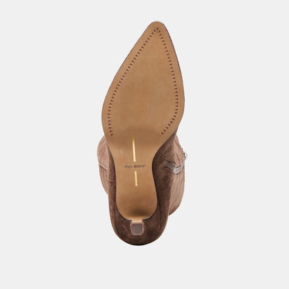 Aldy Dk Brown Suede Boots | Dolce Vita Discount
