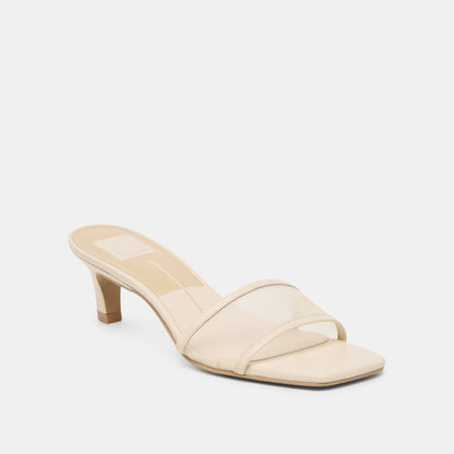 Rexa Mesh Creme Mesh Heels | Dolce Vita Classic