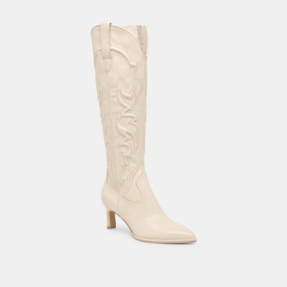 Alisa Creme Leather Boots | Dolce Vita Trending