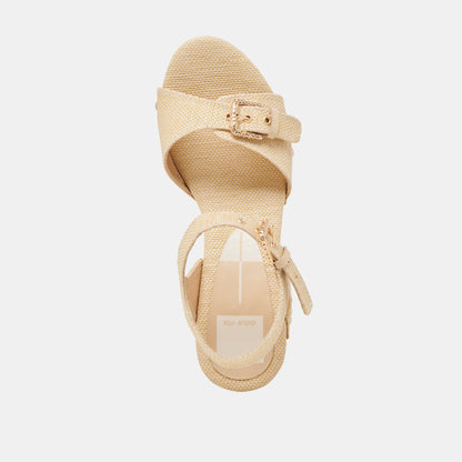 YANDY HEELS LT NATURAL RAFFIA
 – Dolce Vita | Dolce Vita Sale