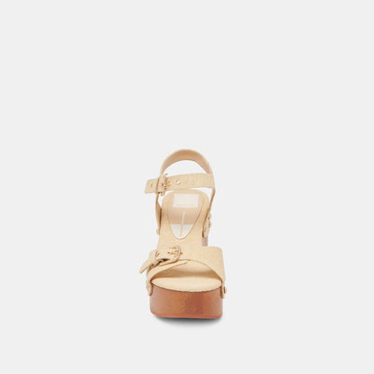 YANDY HEELS LT NATURAL RAFFIA
 – Dolce Vita | Dolce Vita Sale