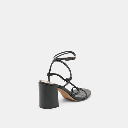 Fizzy Black Leather Heels | Dolce Vita Popular