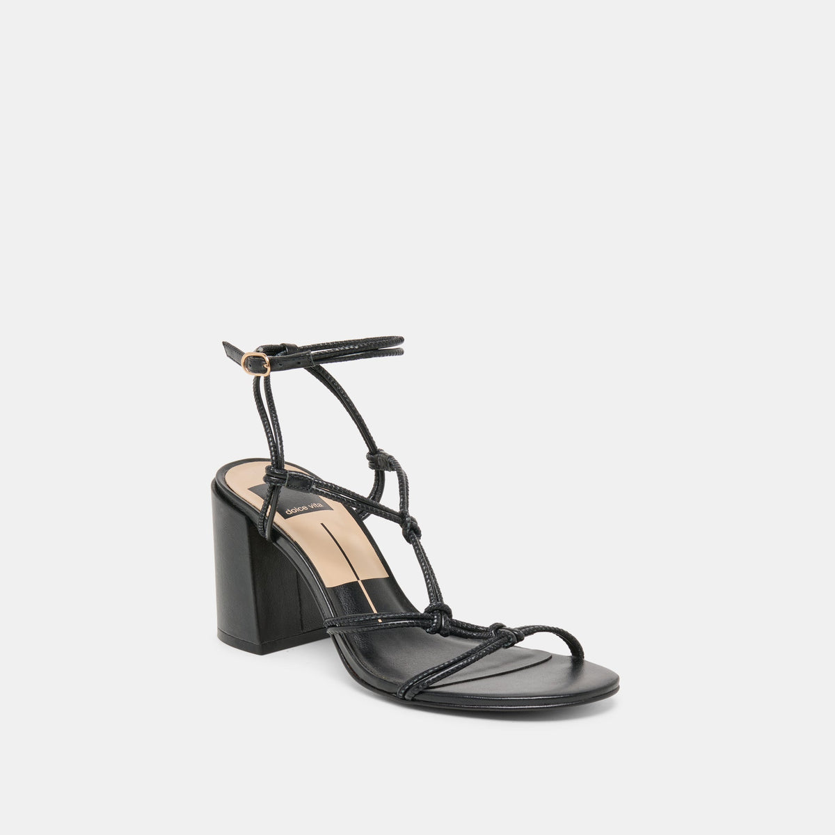 Fizzy Black Leather Heels | Dolce Vita Popular