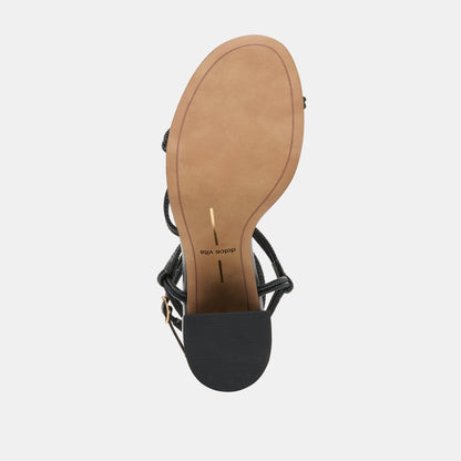 Fizzy Black Leather Heels | Dolce Vita Popular