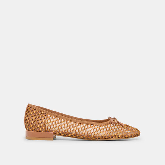 Ulicia Coral Woven Mesh Ballet Flats | Dolce Vita New