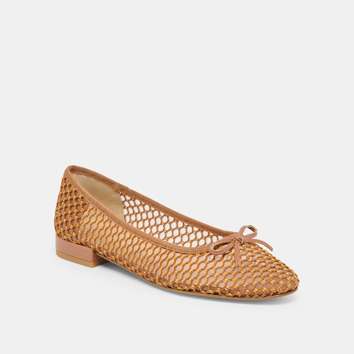Ulicia Coral Woven Mesh Ballet Flats | Dolce Vita New