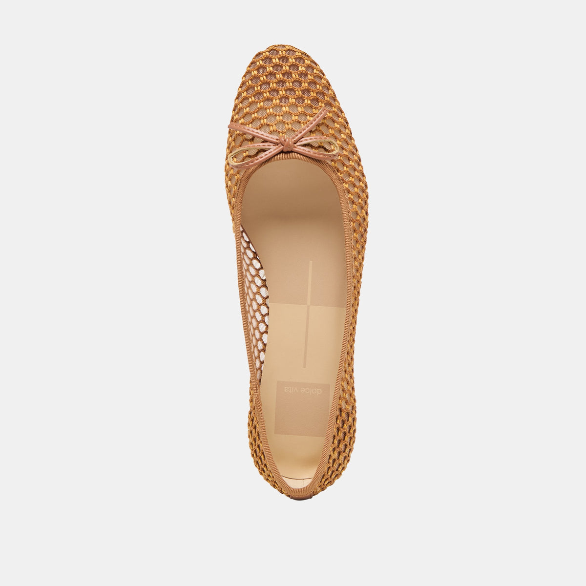 Ulicia Coral Woven Mesh Ballet Flats | Dolce Vita New