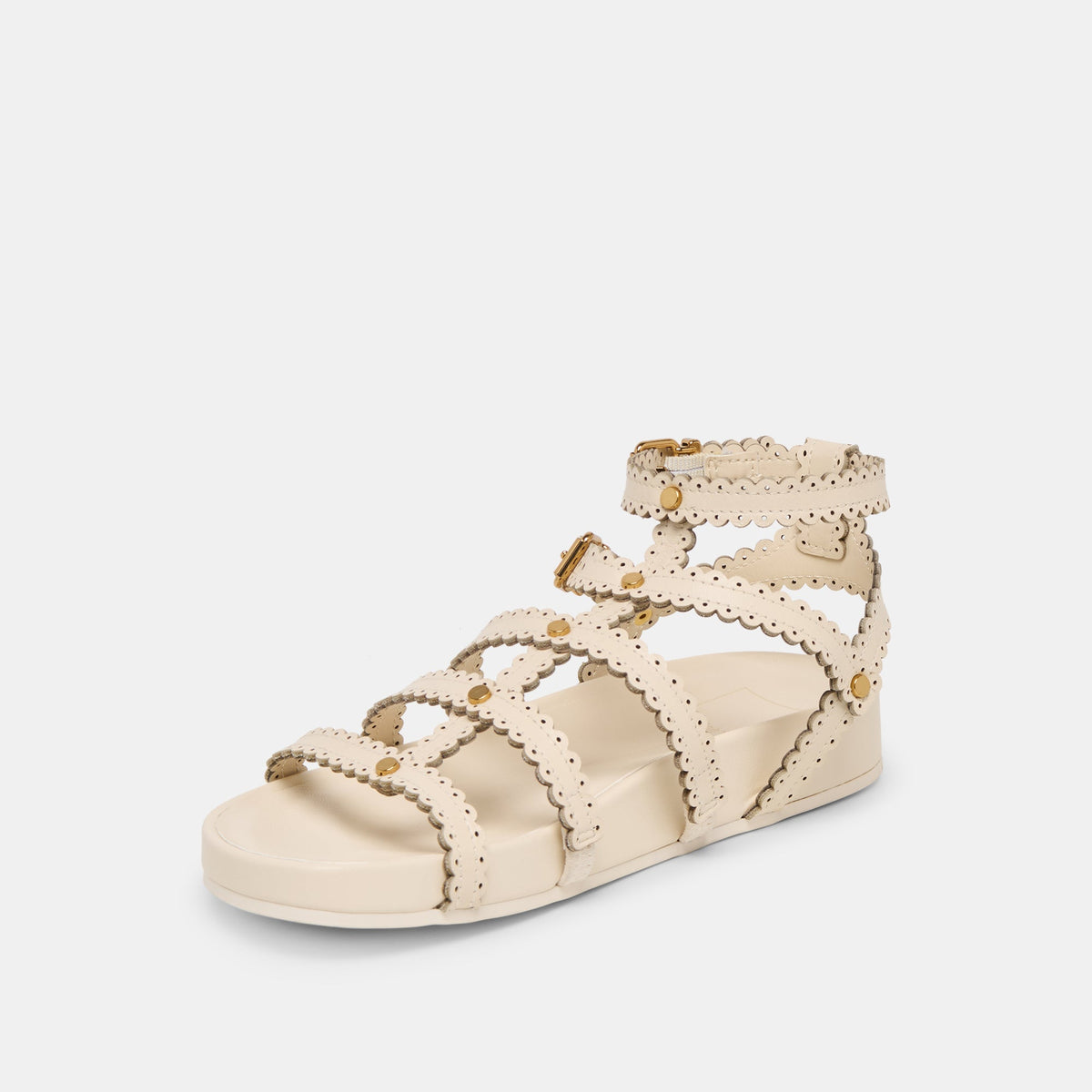 Susana Creme Leather Sandals | Dolce Vita Trusted