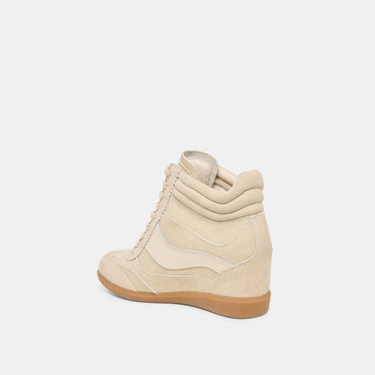 Issac Oatmeal Suede Sneakers | Dolce Vita Smart Buy