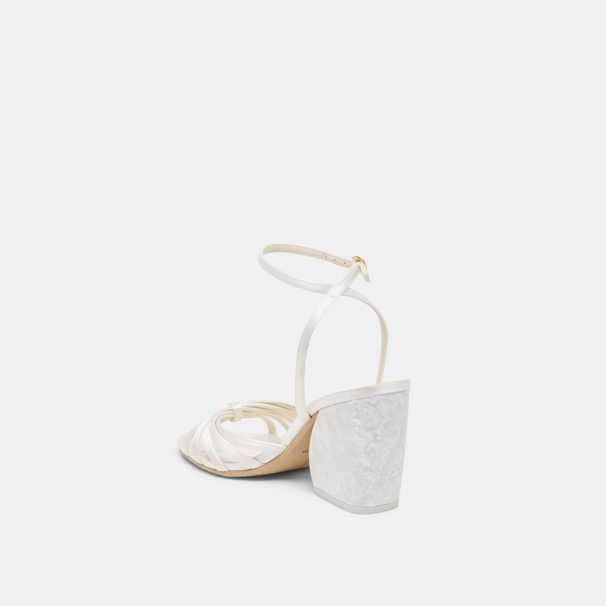 Ronica True White Satin Heels | Dolce Vita Trusted