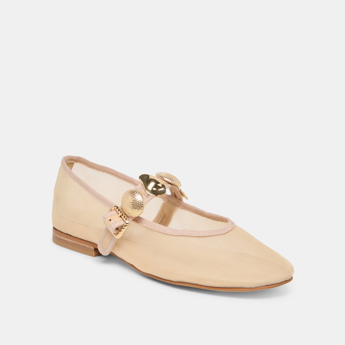 Relan French Vanilla Mesh Ballet Flats | Dolce Vita Quality