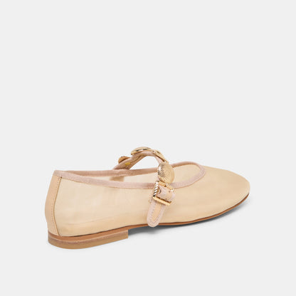 Relan French Vanilla Mesh Ballet Flats | Dolce Vita Quality
