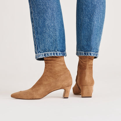 Anika Lt Brown Stella Suede Boots | Dolce Vita Trusted
