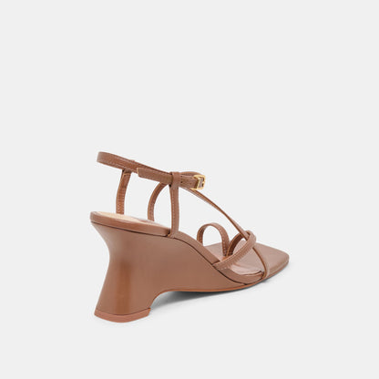 Aylee Cognac Leather Wedges | Dolce Vita Latest