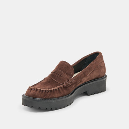 Merek Dk Brown Suede Loafers | Dolce Vita Smart Buy