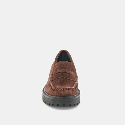 Merek Dk Brown Suede Loafers | Dolce Vita Smart Buy