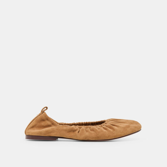 Conrad Lt Brown Suede Ballet Flats | Dolce Vita Recommended