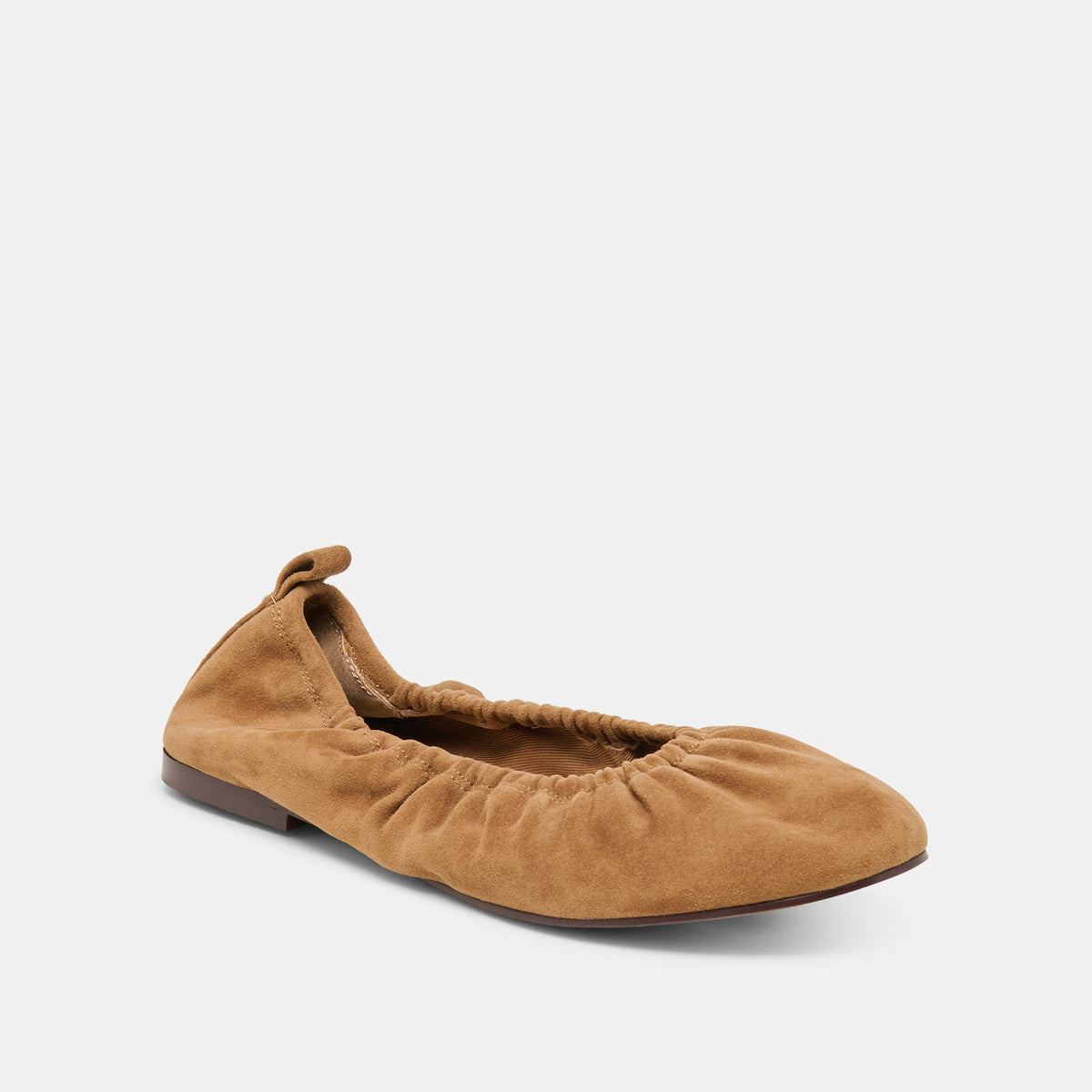 Conrad Lt Brown Suede Ballet Flats | Dolce Vita Recommended