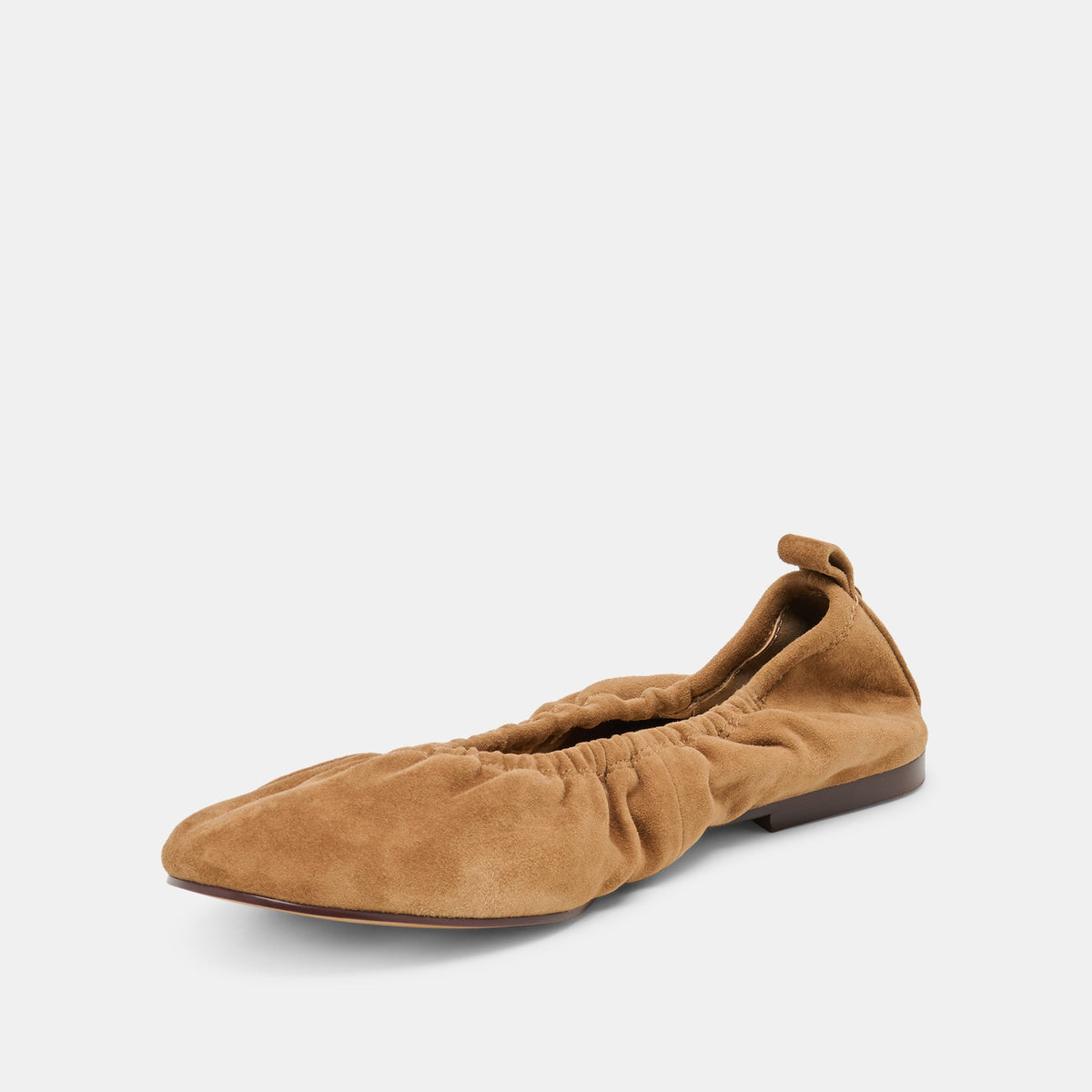 Conrad Lt Brown Suede Ballet Flats | Dolce Vita Recommended