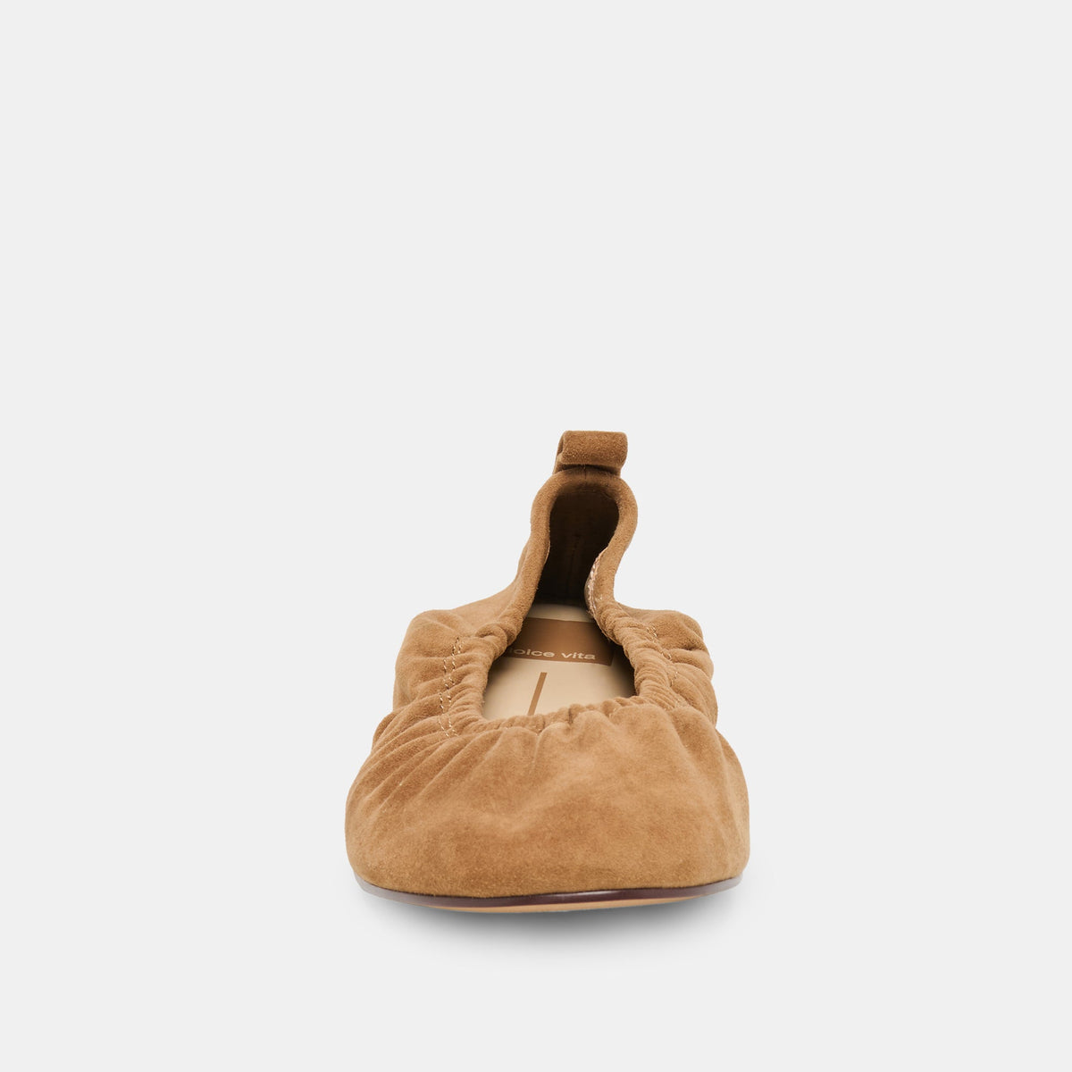 Conrad Lt Brown Suede Ballet Flats | Dolce Vita Recommended
