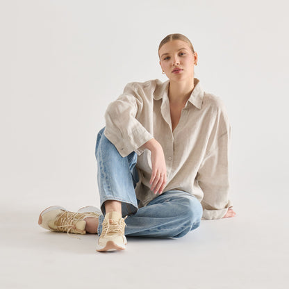 Selmar Off White Leather Sneakers | Dolce Vita Premium
